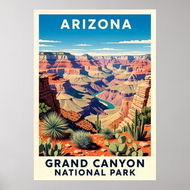 Arizona Grand Canyon National Park V01 Poster (Devant)