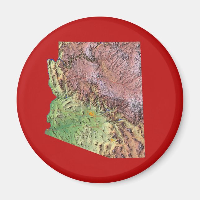 Arizona Map Magnet (Devant)