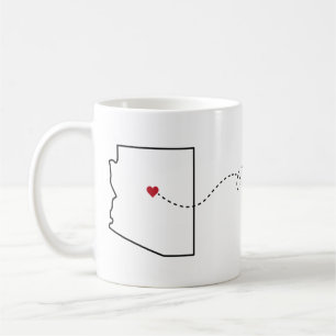 Arizona - Oregon - Heart2Heart Coffee Mug