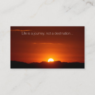 Arizona Sunrise Inspiration Carte de Nom d'Entrepr