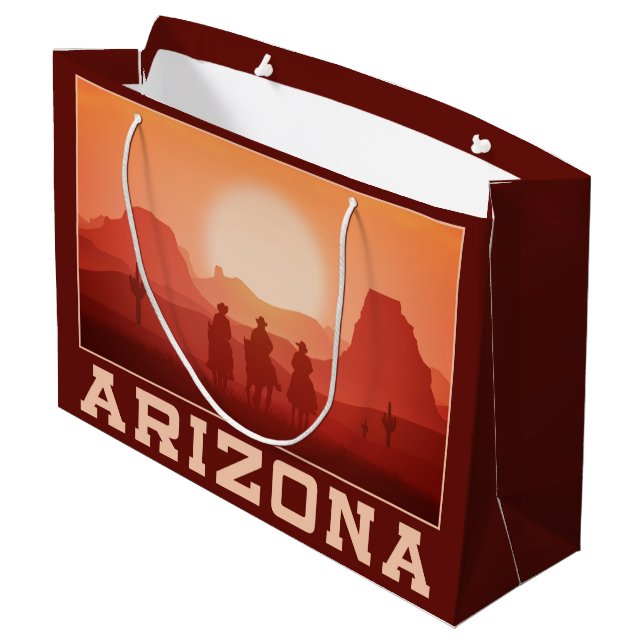 Arizona Sunset grand sac cadeau (Dos Angle)