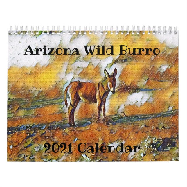 Arizona Wild Burro 2022 Calendrier (Protection)