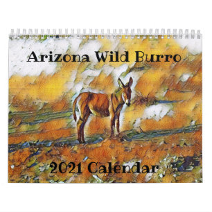 Arizona Wild Burro 2022 Calendrier