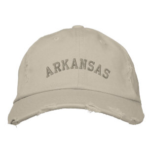 Arkansas brodée pierre Casquette en détresse