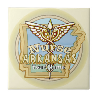 Arkansas Infirmière Caducée carreau