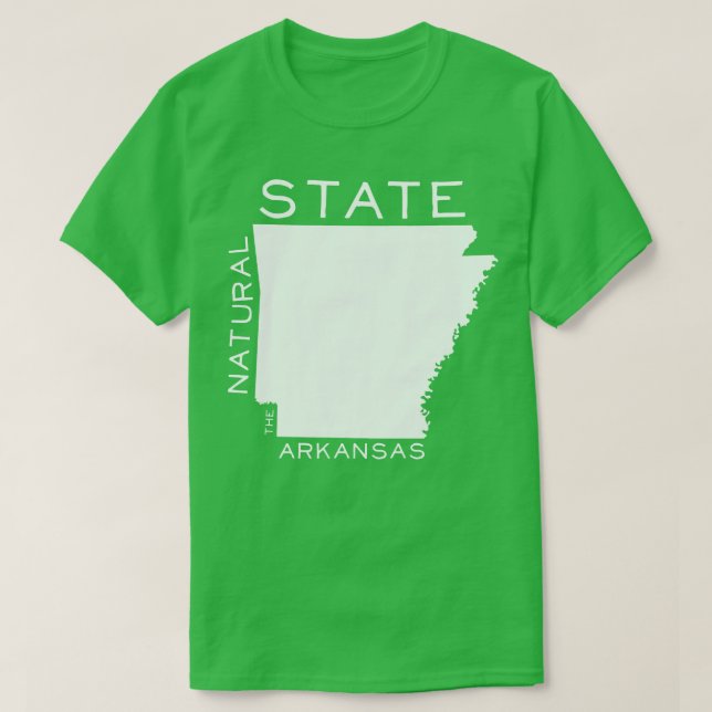 Arkansas L'État Naturel TShirt (Design devant)