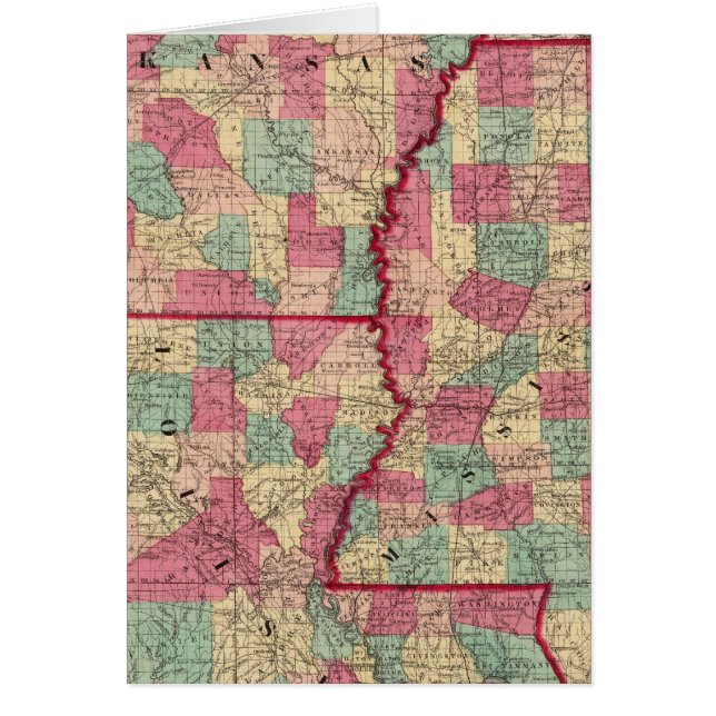 Arkansas, Mississippi et Louisiane (Devant)