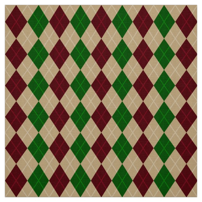 Arlequin motif Poplin (60 po de largeur) Tissu (Échantillon)