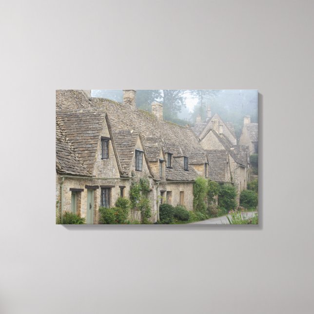 Arlington Row, Bibury, impression de toile (Recto)