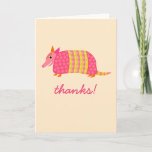 Armadillo Carte de remerciements