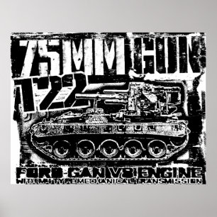 Arme de 75mm T22 Poster