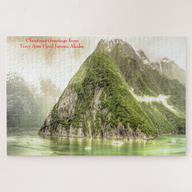 Arme de l'Alaska Fjord Juneau Jigsaw Puzzle (Horizontal)