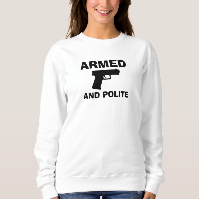 ARMÉE ET POLITER LA Sweatshirt des femmes (Devant)