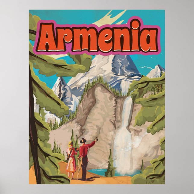Armenia Vintage Travel Poster (Devant)