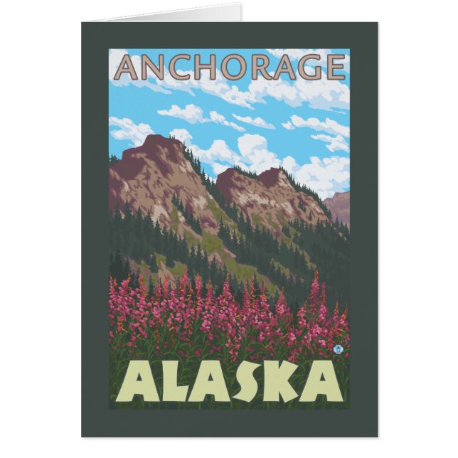 Armes à feu et montagnes - Anchorage, Alaska (Devant)