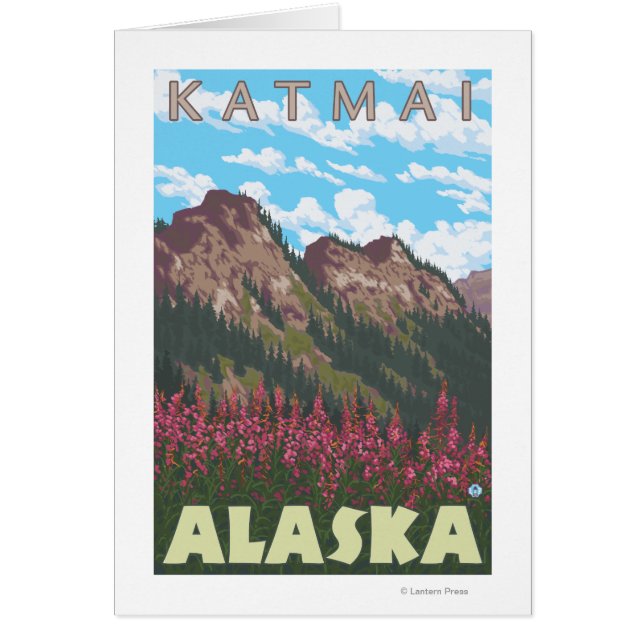 Armes à feu et montagnes - Katmai, Alaska (Devant)