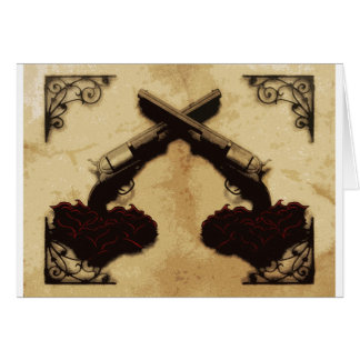 Armes à feu et roses