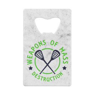 Armes de lacrosse de destruction