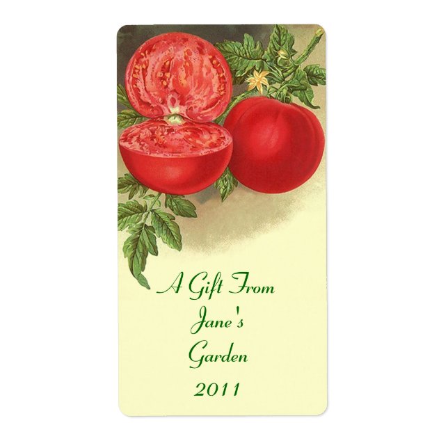 Armoire à canne rétro Étiquette Étiquette Canned G (Devant)