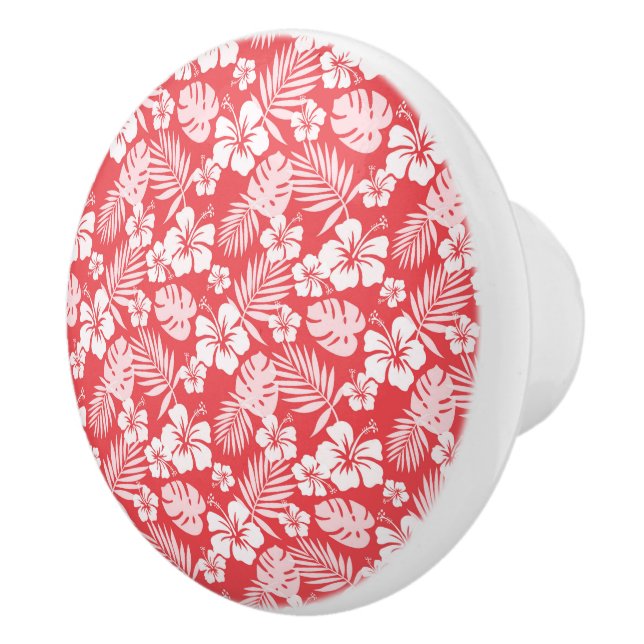 Armoire à fleurs tropicales - Boutons de tiroir (Droite)