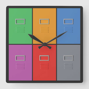 Armoires de fichiers horloge murale personnalisée