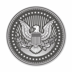 Armoiries américaines Stickers en vinyle coupé s