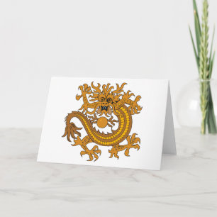 Armoiries chinoises (XVIIIe siècle) Carte de voeux