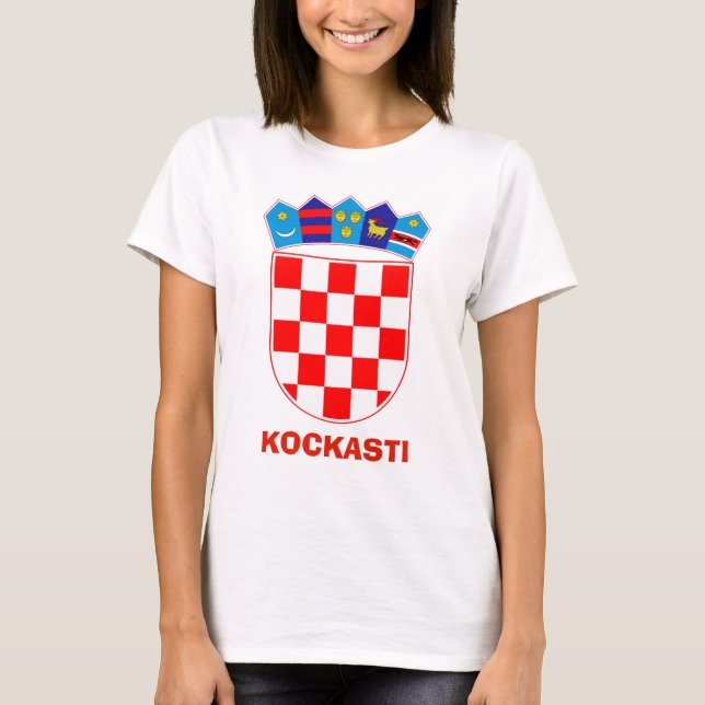 Armoiries Croatie T-shirt Kockasti (Devant)