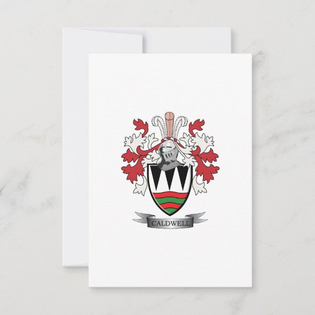 Armoiries de caldwell Family Crest (Devant)