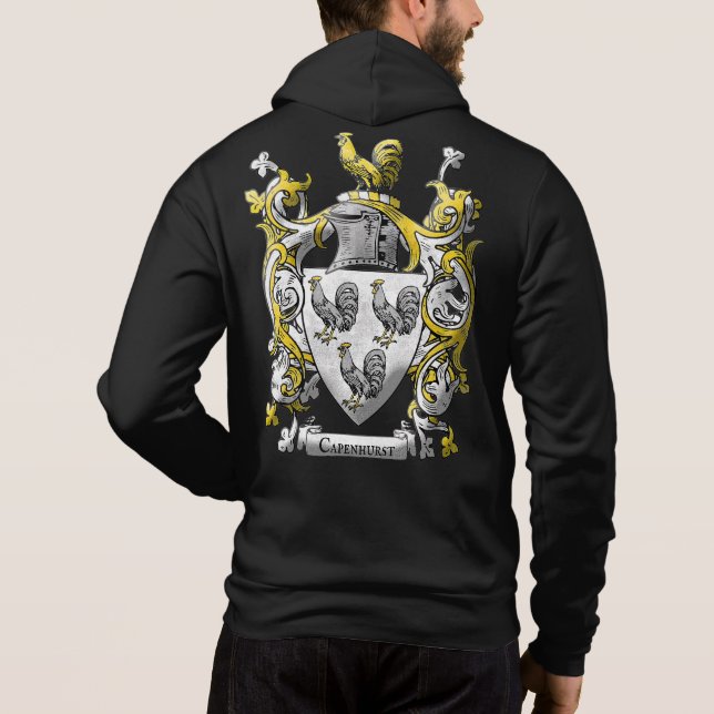 Armoiries de Capenhurst Sweat - shirt à capuche (Dos)