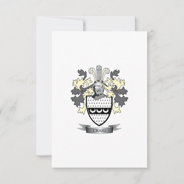 Armoiries de Craig Family Crest (Devant)