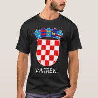 Armoiries de Croatie T-shirt Vatreni