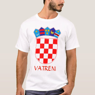 Armoiries de Croatie T-shirt Vatreni