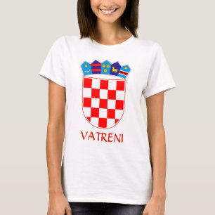 Armoiries de Croatie T-shirt Vatreni