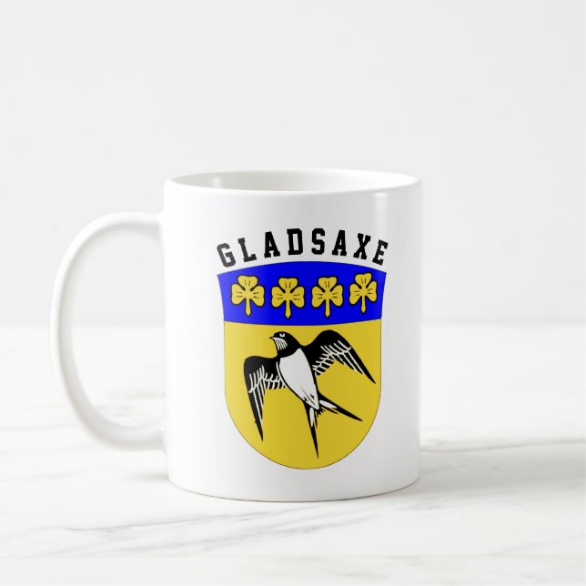 Armoiries de Gladsaxe, Danemark Mug de café (Gauche)