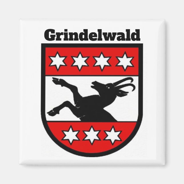 Armoiries de Grindelwald, Suisse Magnet (Devant)