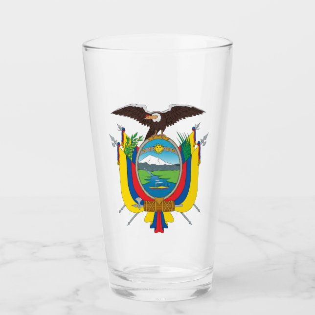Armoiries de l'Equateur Verre (Devant)