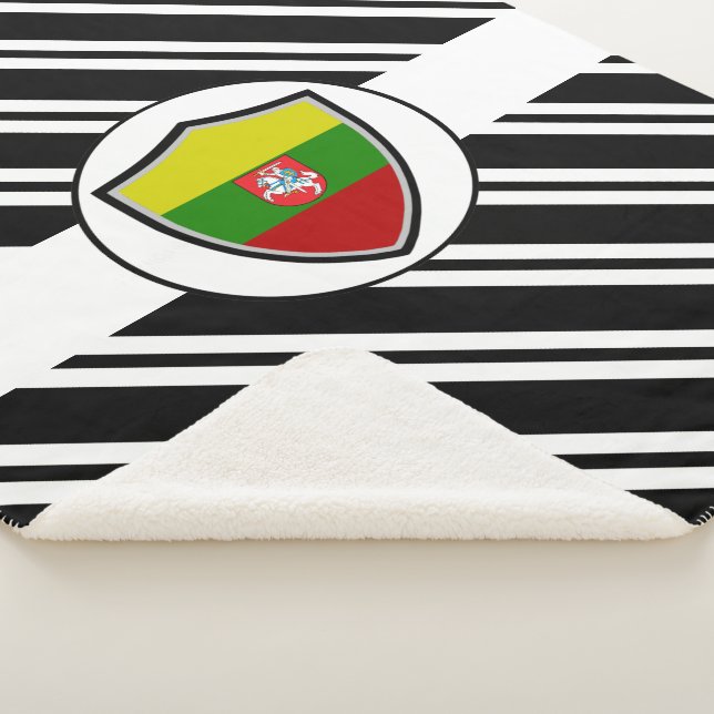 Armoiries de Lituanie sherpa couverture (3/4)