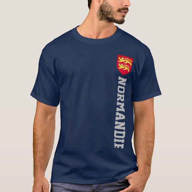 Armoiries de Normandie - T-shirt FRANCE (Devant)
