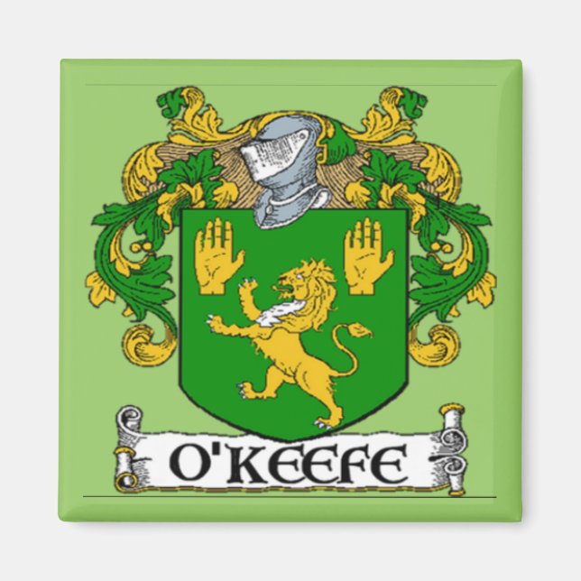 Armoiries de O'Keefe Magnet (Devant)