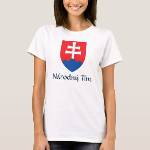 Armoiries de Slovaquie Národný Tím T-Shirt
