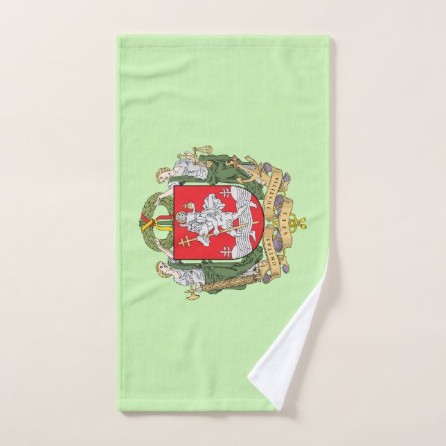 Armoiries de Vilnius, Lituanie Serviette à main (Serviette à main)