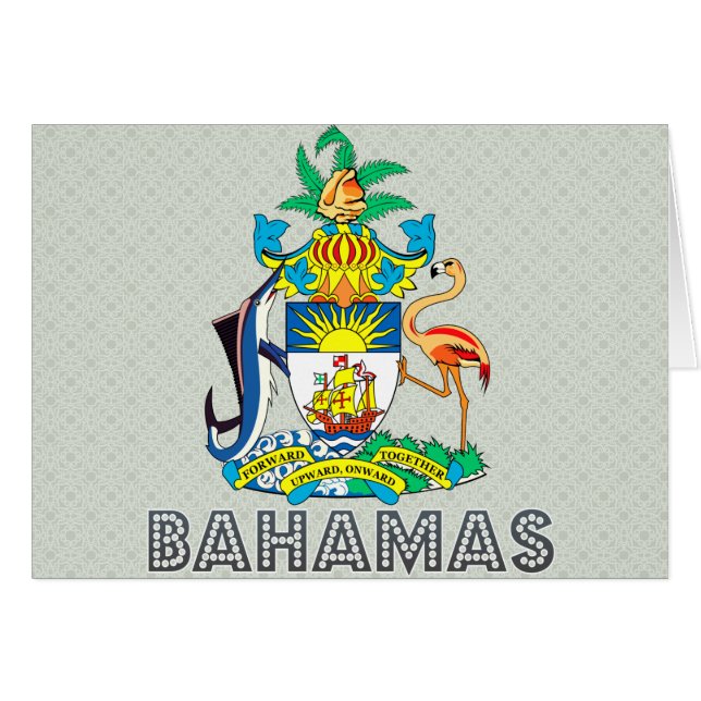 Armoiries des Bahamas (Devant horizontal)