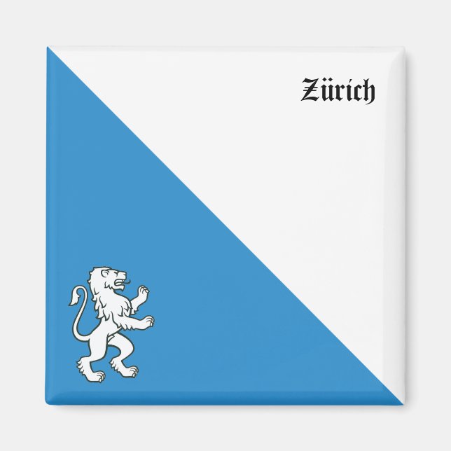Armoiries du canton de Zurich Magnet (Devant)