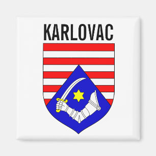 Armoiries du comté de Karlovac, Croatie Magnet
