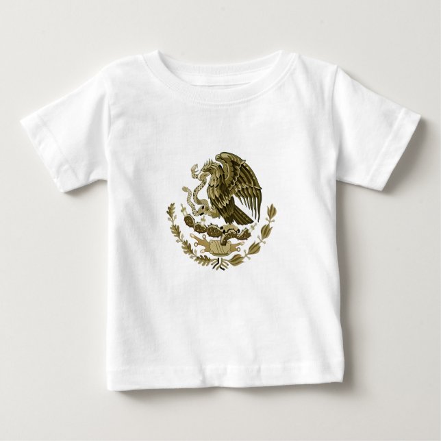 Armoiries mexicaines T-shirt bébé (Devant)