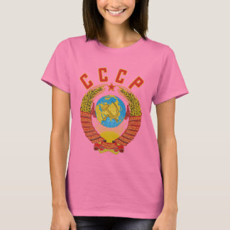Armoiries soviétiques CCCP t-shirt femme