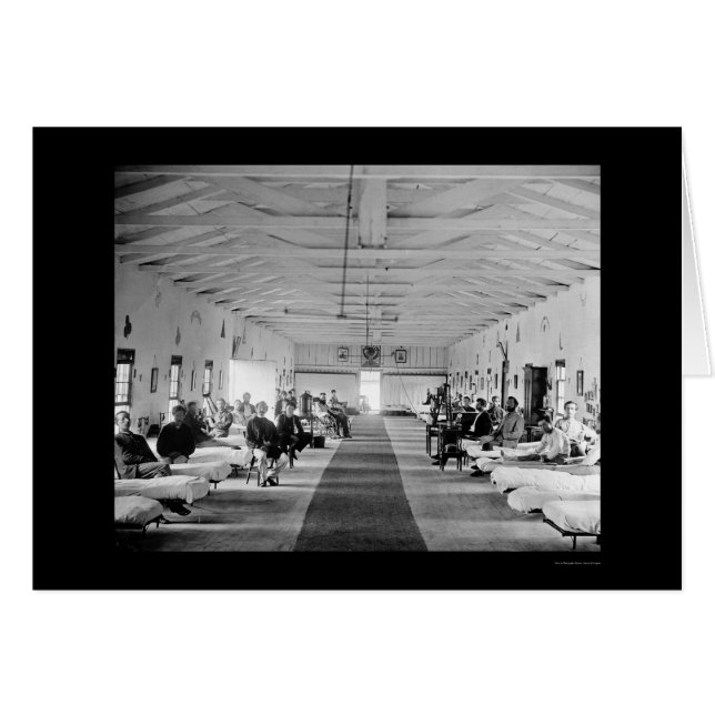 Armory Carré Hospital à Washington, DC 1865 (Devant horizontal)