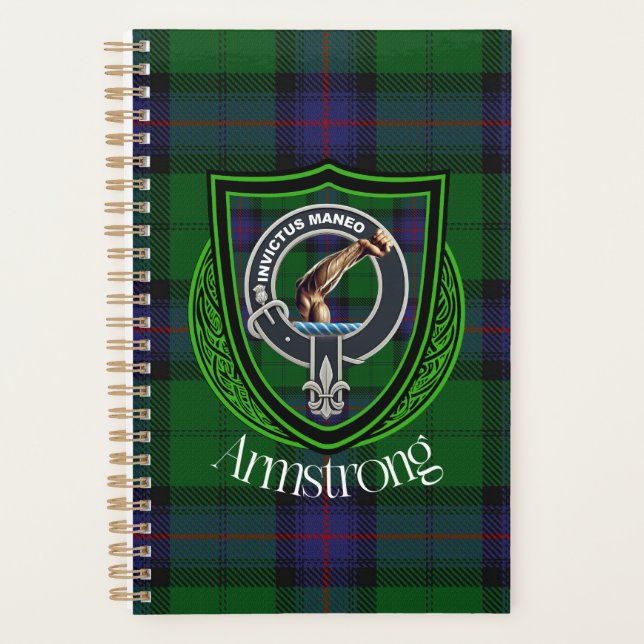 Armstrong Scottish Clan Tartan et Crest (Devant)