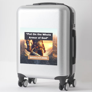 Armure de Dieu entière - Sticker en vinyle coupé s